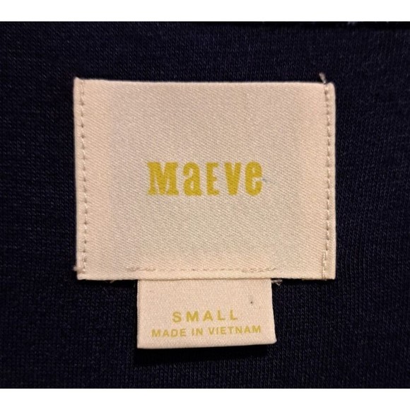 Anthropologie Maeve Eira Boho Sweater Dress Blue, Lace Pattern Long Sleeve Small - Picture 5 of 7